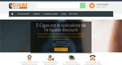 Desktop Screenshot of e-cigas.com