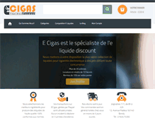 Tablet Screenshot of e-cigas.com